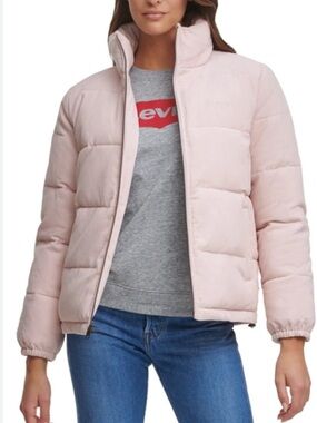 Levi’s  light Pink Puffer corduroy Jacket